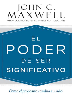 cover image of El poder de ser significativo